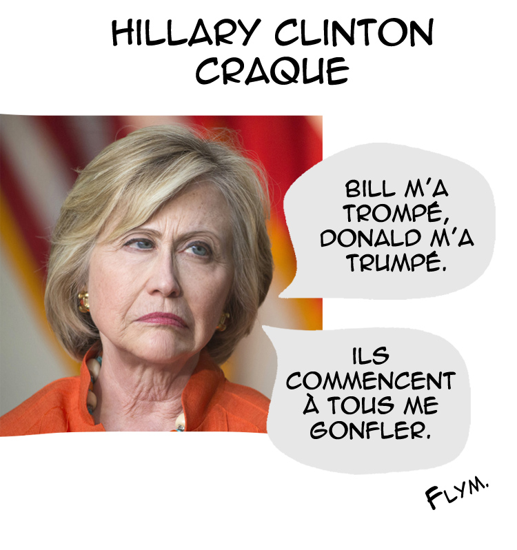 Dessin humour Hillary Clinton