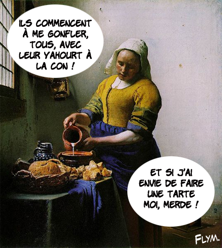 La Laitiere Colere Flym Dessin D Humour Blog Humour Humour Noir