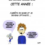 humour dessin bonne résolution