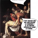 Parodie humour peinture Le Caravage