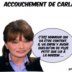 dessin carla-bruni-accouchement-humour