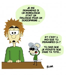 dessin humour schizo - blog bd