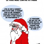 dessin père noel humour