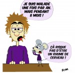 dessin humour malade