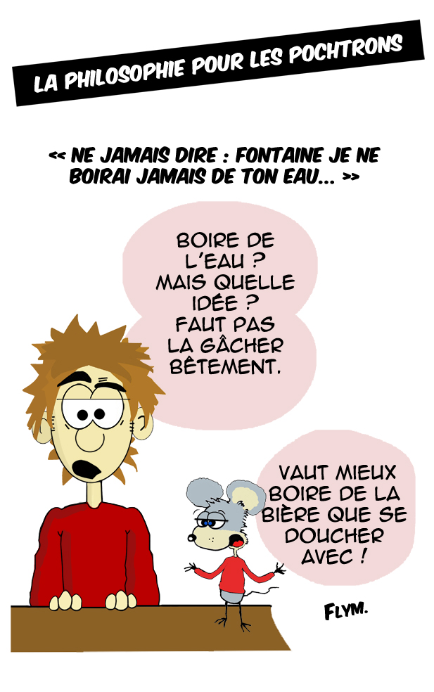 La philosophie de comptoir …