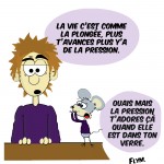 dessin humour pression