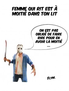 dessin humour femme qui rit