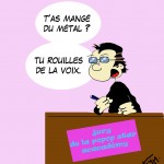 dessin humoristique émission chanteur