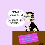 dessin humoristique émission chanteur